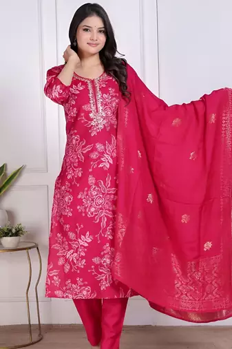 Red color vetican beautiful ceremonial heavy looks salwar kameez