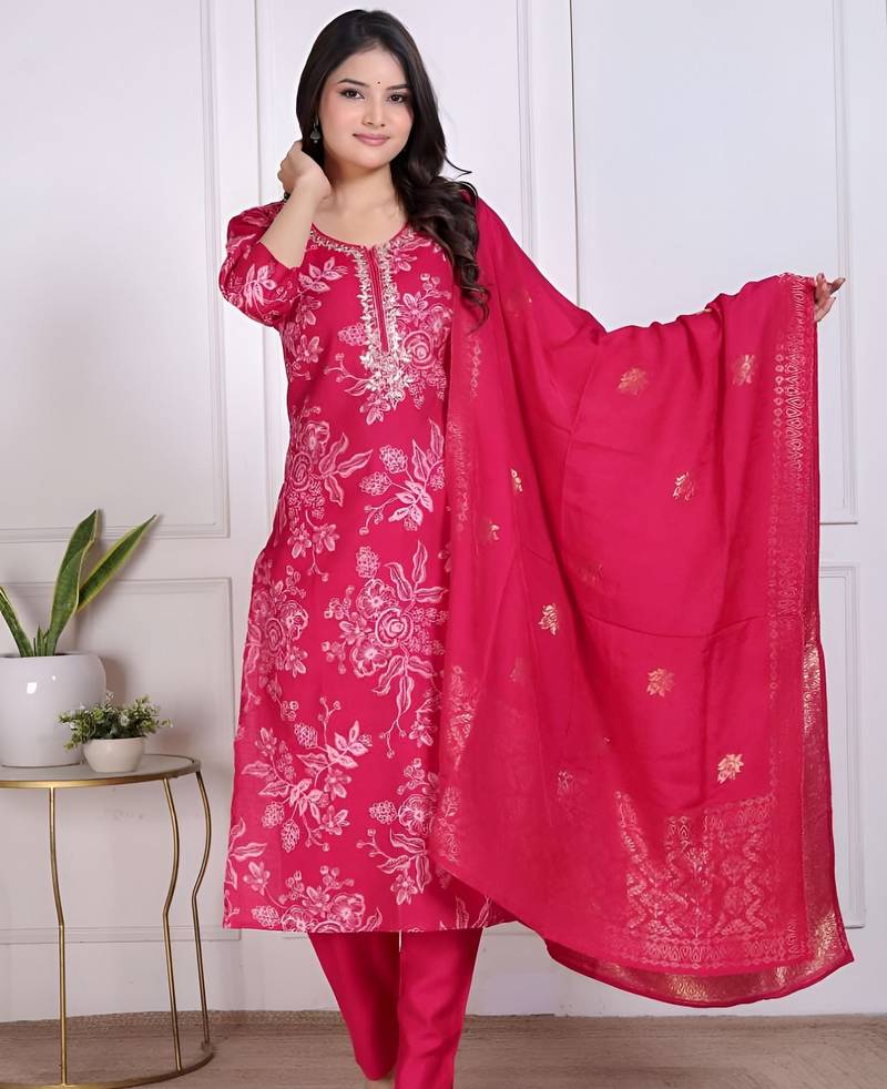 Red color vetican beautiful ceremonial heavy looks salwar kameez