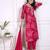 Red color vetican beautiful ceremonial heavy looks salwar kameez