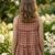 Maroon color linen cotton top bottom set for graceful formal attire