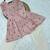 Pink color linen cotton top bottom set for graceful formal attire