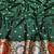Dark green zari woven banarasi silk blend saree with blouse piece