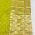Lime zari woven banarasi silk blend saree with blouse piece