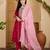 Red color beautiful vichitra silk embroidery elegant ceremonial suit