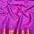 Rama zari woven paithani silk blend saree with blouse piece