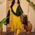 Mustard color beautiful vichitra silk embroidery elegant ceremonial suit