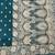 Firozi zari woven banarasi silk blend saree with blouse piece