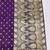 Purple zari woven banarasi silk blend saree with blouse piece