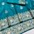 Light blue zari woven banarasi silk blend saree with blouse piece