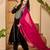 Black color beautiful vichitra silk embroidery elegant ceremonial suit
