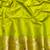 Lime zari woven banarasi silk blend saree with blouse piece