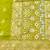 Lime zari woven banarasi silk blend saree with blouse piece