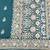 Blue zari woven banarasi silk blend saree with blouse piece
