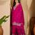 Pink color beautiful chinon silk embroidery elegant ceremonial suit