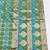 Rama zari woven banarasi silk blend saree with blouse piece