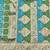 Rama zari woven banarasi silk blend saree with blouse piece