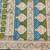 Firozi zari woven banarasi silk blend saree with blouse piece