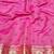Light green zari woven banarasi silk blend saree with blouse piece