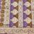Wine zari woven banarasi silk blend saree with blouse piece