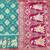 Light blue zari woven banarasi silk blend saree with blouse piece