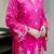 Pink color stylish and partywear silk beautiful partywear dress