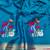 Blue zari woven paithani silk blend saree with blouse piece