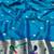 Blue zari woven paithani silk blend saree with blouse piece