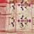 Pink zari woven paithani silk blend saree with blouse piece