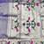 Purple zari woven paithani silk blend saree with blouse piece