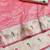 Light pink zari woven paithani silk blend saree with blouse piece