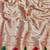 Light pink zari woven paithani silk blend saree with blouse piece