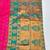 Rani pink zari woven paithani silk blend saree with blouse piece