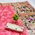 Light pink zari woven paithani silk blend saree with blouse piece