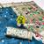 Blue zari woven paithani silk blend saree with blouse piece