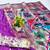 Purple zari woven paithani silk blend saree with blouse piece