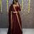 Women's  new trendy latest designer embroidery anarkali gown with dupatta set