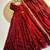 Women's  new trendy latest designer embroidery anarkali gown with dupatta set
