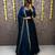 Women's  new trendy latest designer embroidery anarkali gown with dupatta set