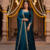 Women's latest designer embroidery anarkali gown with dupatta set