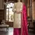 Pink silk readymade suit with embroidery & sequence work