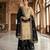 Black silk readymade suit with embroidery & sequence work