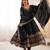 Black silk readymade anarkali suit with embroidery & sequence work