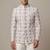 Ivory thread and sequins embroidered bandhgala