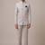 Ivory thread and sequins embroidered bandhgala