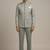 Light pista bandhgala on jacquard fabric