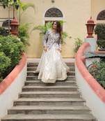Trendy Thread & Sequins Embroidered Lehenga Set