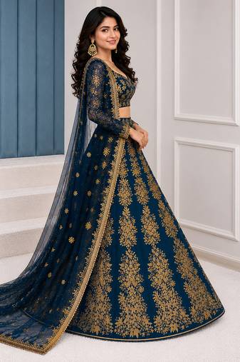 Elegance Royal Premium Polo Silk Lehenga Choli