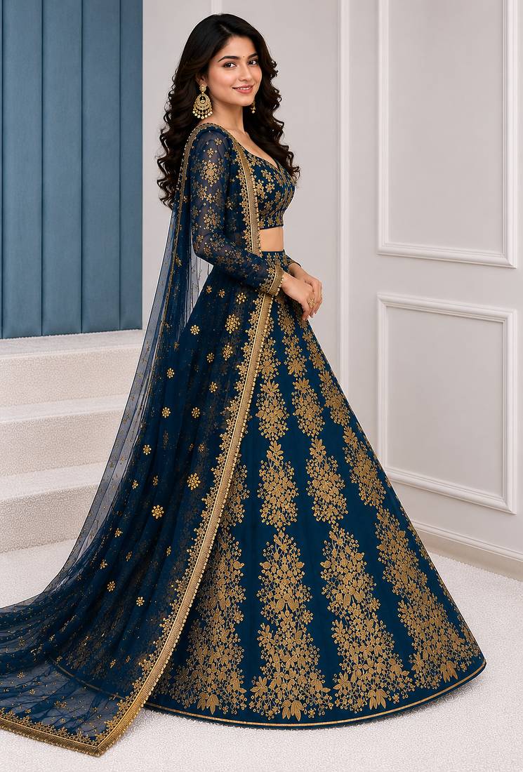 Elegance Royal Premium Polo Silk Lehenga Choli