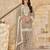 Light brown embroidery & sequins free size stitched straight salwar suit for women