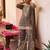 Grey embroidered , stone & sequins free size stitched straight salwar suit for women